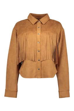 Suedette Tan Shirt