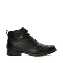 Dune London Simon £129 Black leather www.dunelondon.com