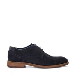 Dune London Bridon 119 GBP navy suede www.dunelondon.com