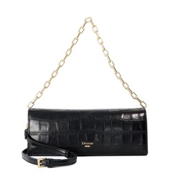 Dune London Bemuse £119 Black croc www.dunelondon.com