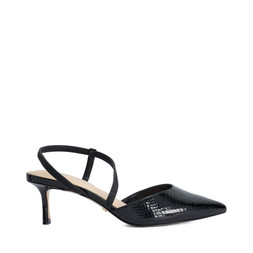 Dune London Charming £89 Black croc leather www.dunelondon.com