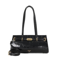 Dune London Depend £129 Black croc www.dunelondon.com