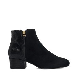 Dune London Pipsie £129 Black suede mix www.dunelondon.com