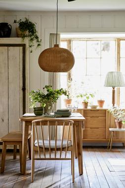 DFS Filip Fixed Dining Table in Oak