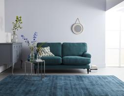 DFS So Simple Viv three-seater sofa in Simply Wool Look in Peacock Teal