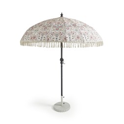 2.2M Hani Printed Parasol with Tassels £69