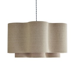 30923209 Sophie R Wavy Two Tier Shade Natural 55cm £55