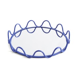 30923867 Sophie Robinson Wavy Metal Tray Navy £20