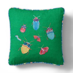 30932924 Sophie Robinson Love Bugs Embriodered 30x30 Cushion