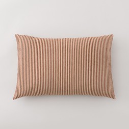 Chenille Striped Cover 60x40 Chesnut