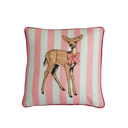30972899 Kitchmas Deer Printed Cushion 43x43 £10