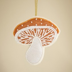 Beaded mushroom hanging dec ​ £3 (31043065)
