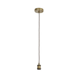 Charlie Industrial Adjustable Pendant Flex Ceiling Light Cable £15