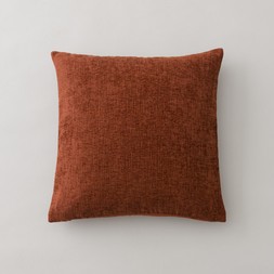 Chenille Cushion 45x45 Orange Umber £10