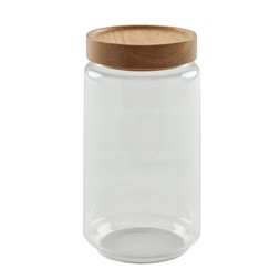 Glass Jar with Acacia Lid £6 - £7