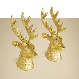 Gold stag salt and pepper shakers £12 (30976387)