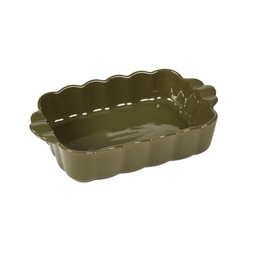 Green square scallop oven dish £12 (31032402)