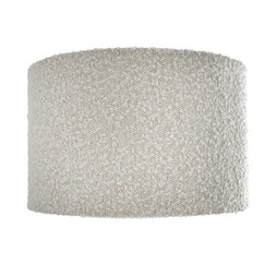Hazelle Boucle Shallow Drum Lamp Shade £35