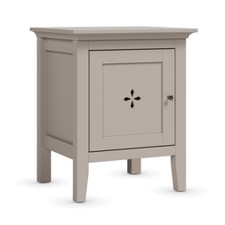 Lynton Petal 1 Door Bedside Table Natural £79