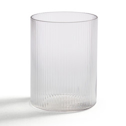 ribbed tumbler glass £3.50 (30794696)