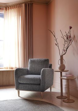 Furniture Village - Ercol Loreta Armchair, &pound;995, Ercol Medium Side Table, &pound;230, Ercol Tall Side Table, &pound;249