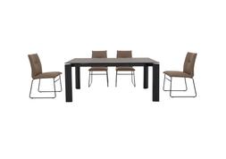 Furniture Village - Calligaris Gate Medium Extending Table and 4 Maya Chairs, &pound;3195