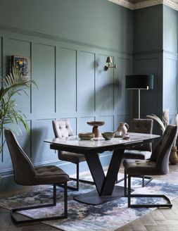 Furniture Village - Merlin Extending Dining Table and 4 Chairs, &pound;1,695