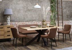 Furniture Village - Osaka Dining Table, 4 Chairs and Dining Bench, &pound;1,195