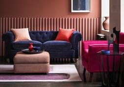 Furniture Village - Alexander & James Ralph 3 Seater Sofa, &pound;1295, Felix Accent Chair, &pound;495, Avon Footstall, &pound;469