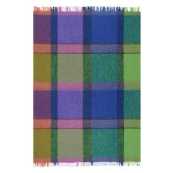 VARANASI FUCHSIA MOHAIR THROW BLDG0253