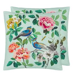 Miraflores Duck Egg Cotton Cushion