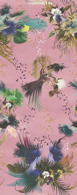 OISEAU FLEUR BOURGEON WALLPAPER