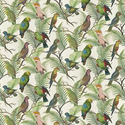 PARROT AND PALM - AZURE