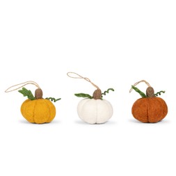 50032945 £4.50 Hanging Felt Pumpkin (Assorted) Autumn & Halloween