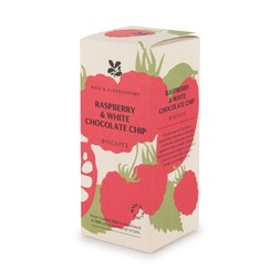 Raspberry & White Chocolate Chip Biscuits £3.95