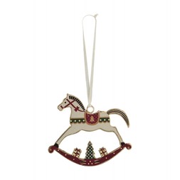 50076947 £5 Metal Rocking Horse Tree Dec