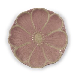 50081351 £8 Pink Flower Plate