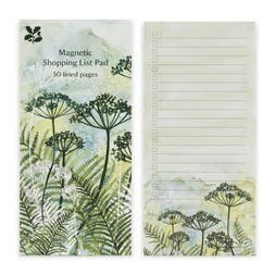 Cow Parsley Magnetic Notepad by Fiona Osbaldstone £5