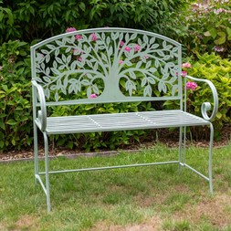 Bench Tree of life Sage Green £200
