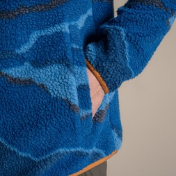 Rawthey Half Zip in Juniper Berry Print £75.00