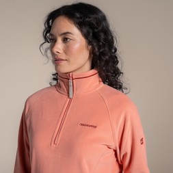 National Trust Miska Half Zip in Spiced Apricot £45.00