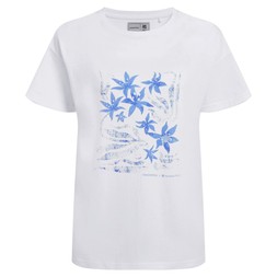 Women's National Trust Bistort Short Sleeved T-Shirt | White