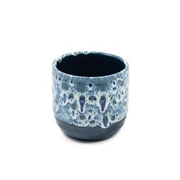 Reactive glaze indoor planter