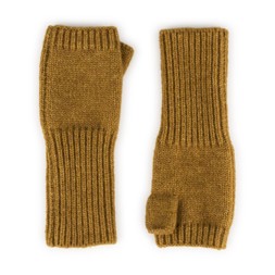 National Trust Mustard Knitted Wrist Warmers_gbp_12
