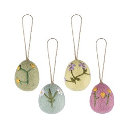 Felt so Good Embroidered Easter Eggs, Set of 4_gbp_12