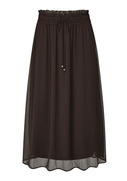 Chiffon Maxi Skirt in Espresso £40 (AG10974) Available from February 5th