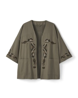 EMBROIDERED KIMONO £75