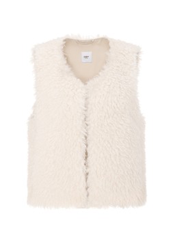 Faux Fur Gilet Cream £49 (Available from August)