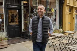 Long Sleeve Textured Half Zip Top, Frost Grey, £40, Ultimate Comfort 4-Way Stretch Slim Fit Jeans, Indigo Wash, £40, Quilted Showerproof Gilet With Pockets, Black, £55 Launching on February 5th