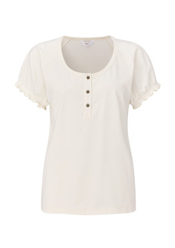 Puff Sleeve Jersey Top. £22(Available from July)